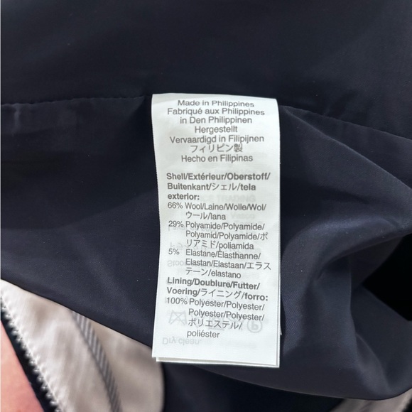 J. Crew Women’s Black Watch Tartan Stretch Wool Pants - Green and Black - Picture 5 of 7